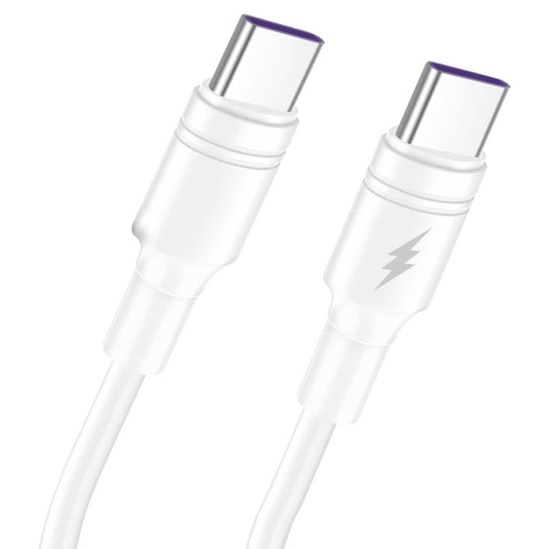 Maxcell (SJX-212) - Cablu Date si Incarcare, USB-C, 5A, 1m, White 1