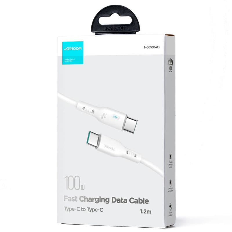 Joyroom (S-CC100A13) - Cablu Date si Incarcare, USB-C, PD100W, QC3.0, 1.2m, White 1