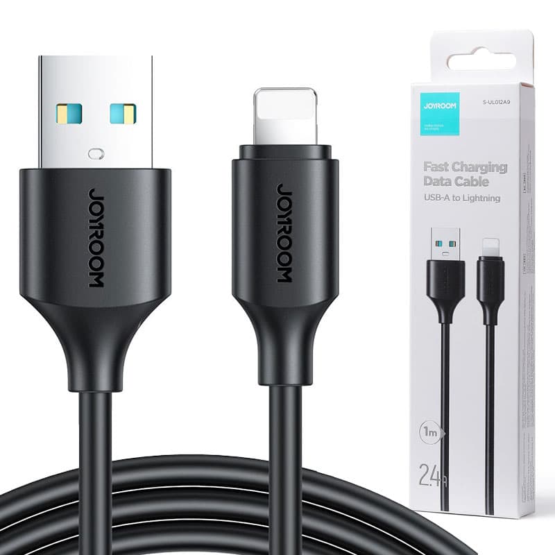 Joyroom (S-UL012A9) - Cablu Date si Incarcare, USB-A la Lightning, 2.4A, 1m, Black 1