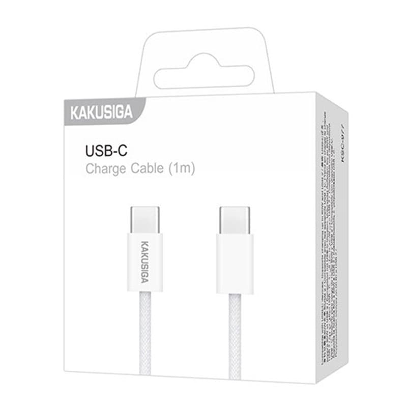 Kaku (KSC-977) - Cablu Date si Incarcare, USB-C, PD60W, QC3.0, 1m, White 1