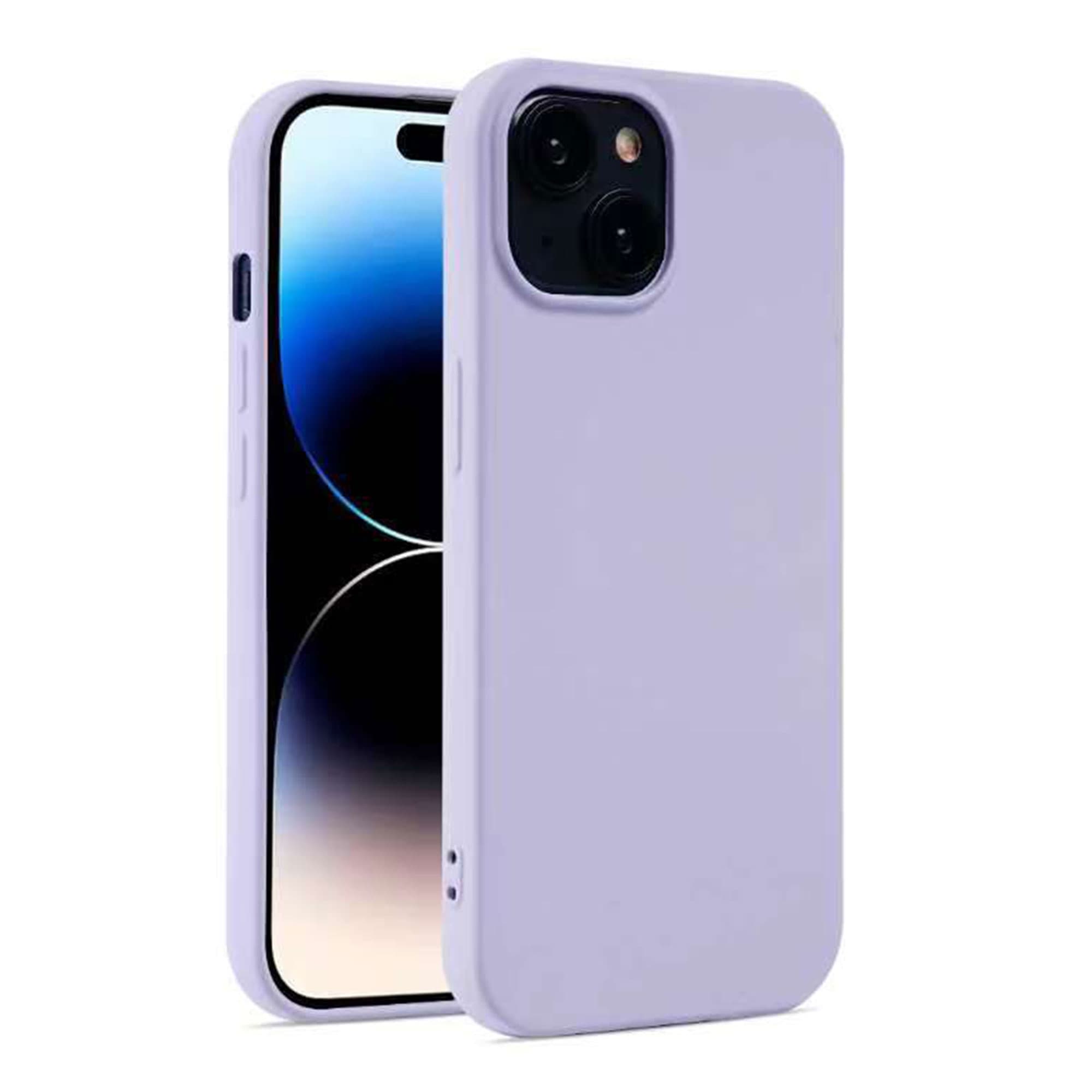 Husa Soft » iPhone 13 Pro Max, MicroFiber, TPU, Lila 1