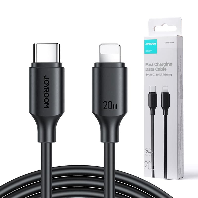 Joyroom (S-CL020A9) - Cablu Date si Incarcare, USB-C la Lightning, PD20W, QC3.0, 2m, Black 1