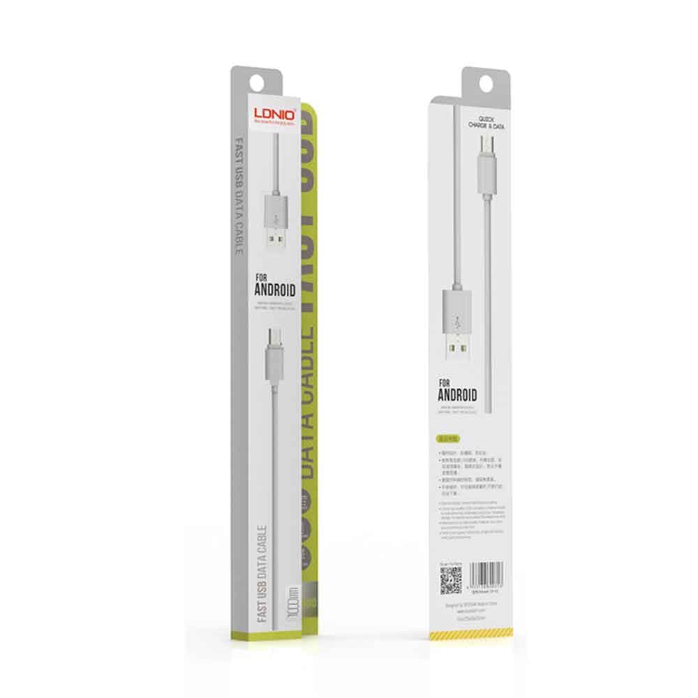 Ldnio (SY03) - Cablu Date si Incarcare, USB-A la MicroUSB, 2.1A, 1m 1
