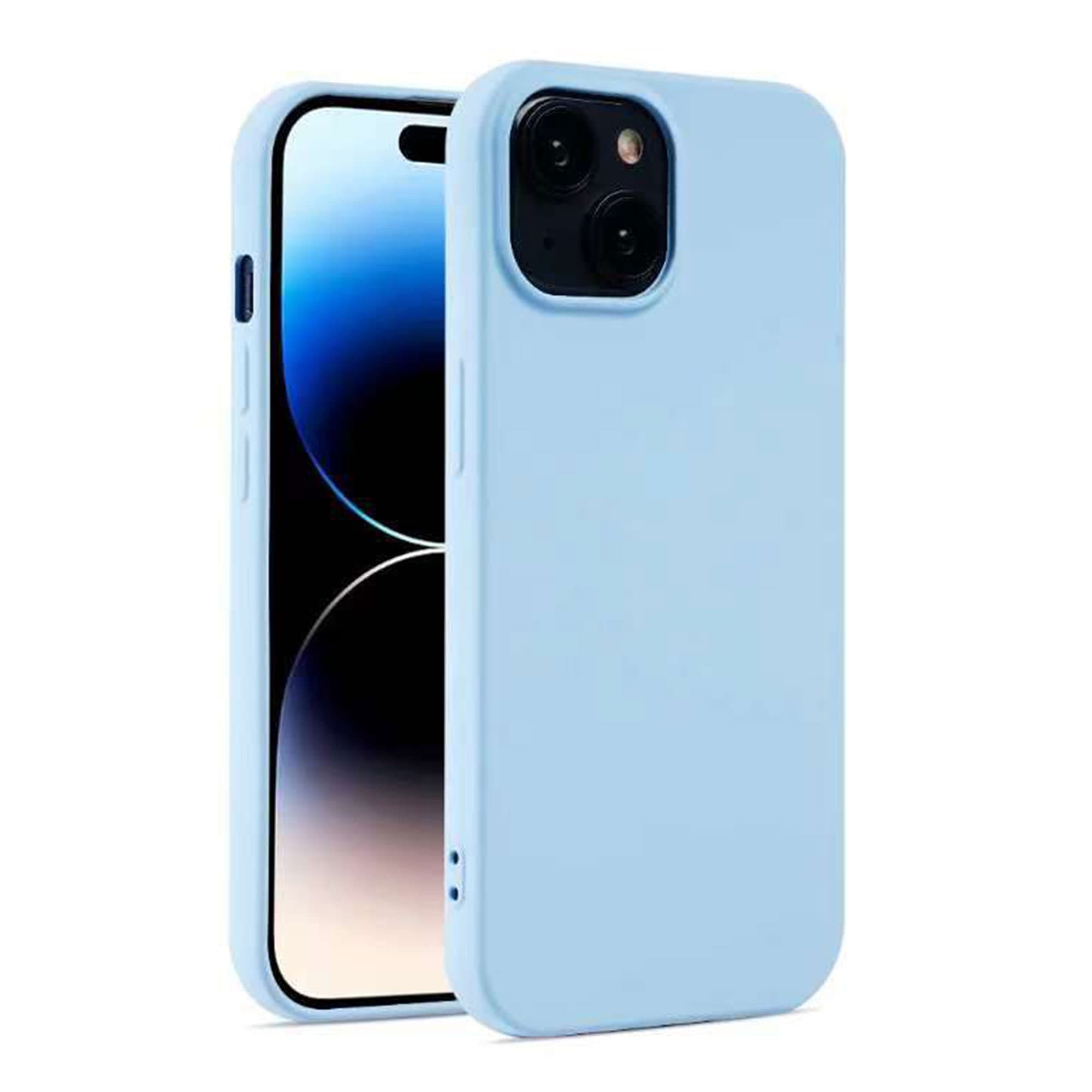 Husa Soft » iPhone Xs Max, MicroFiber, TPU, Sky Blue 1