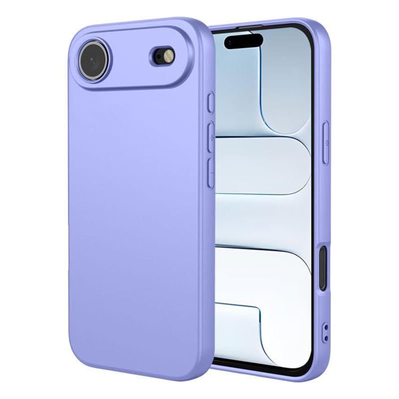 Husa Soft » iPhone 17 Air, MicroFiber, TPU, Pastel Lila 1