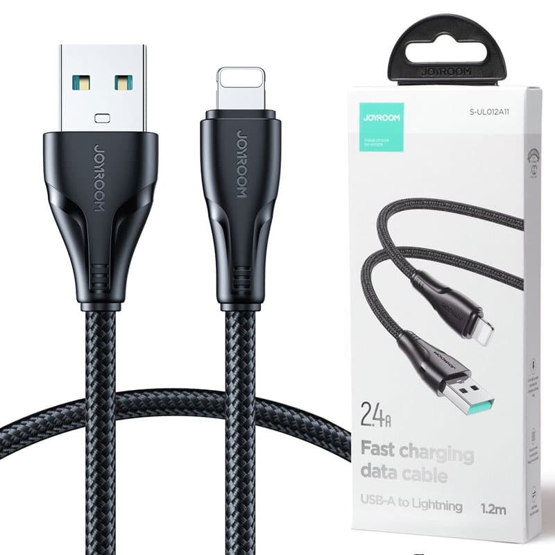 Joyroom (S-A11) - Cablu Date si Incarcare, USB la Lightning, 3A, LED, 1.2m, Black 1