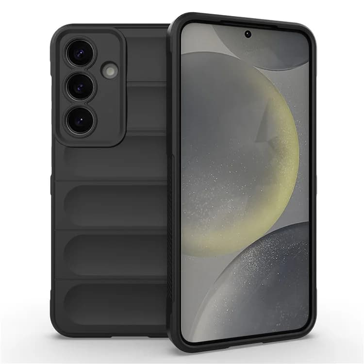 Husa Wave » Honor 400 Pro, Grip Microfiber, ShockProof, Night Black 1