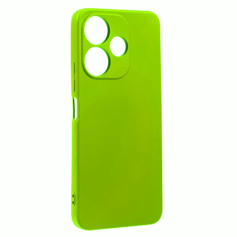 Husa Soft » Redmi 13, MicroFiber, Soft TPU,Fluorescent Green 1