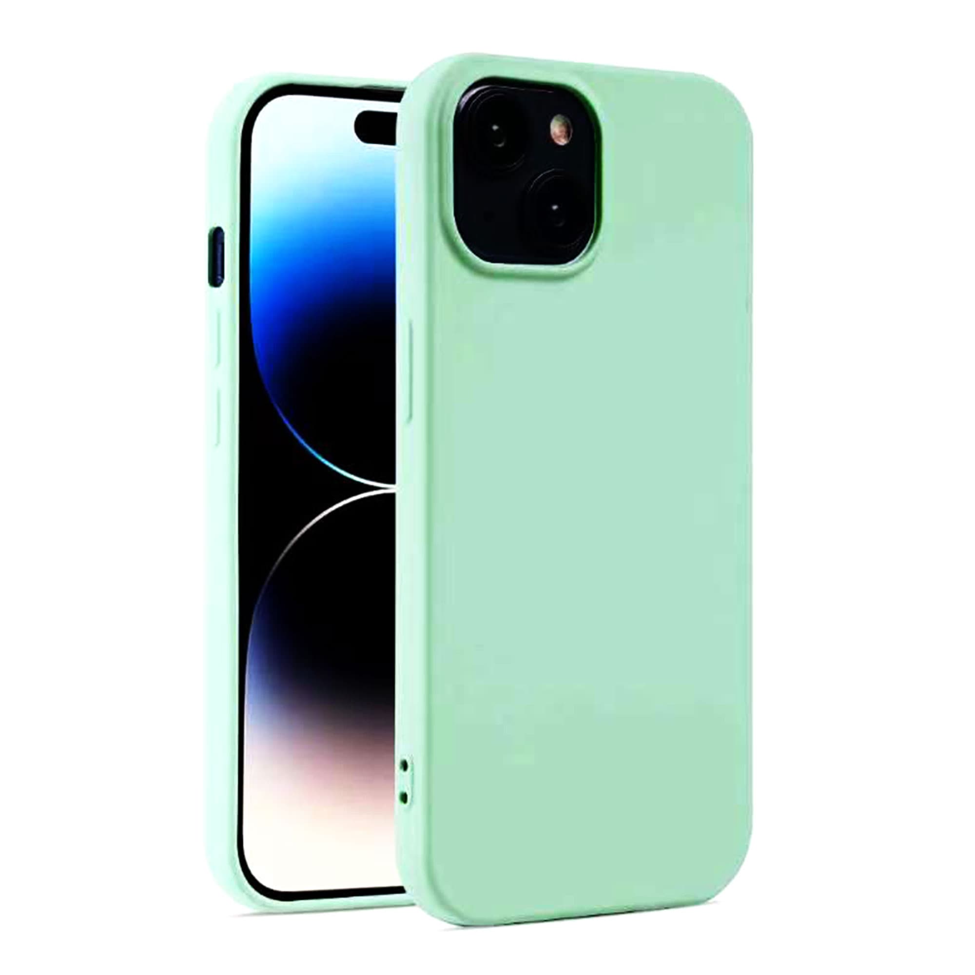 Husa Soft » iPhone 8 / 7, MicroFiber, TPU, Mint Green 1