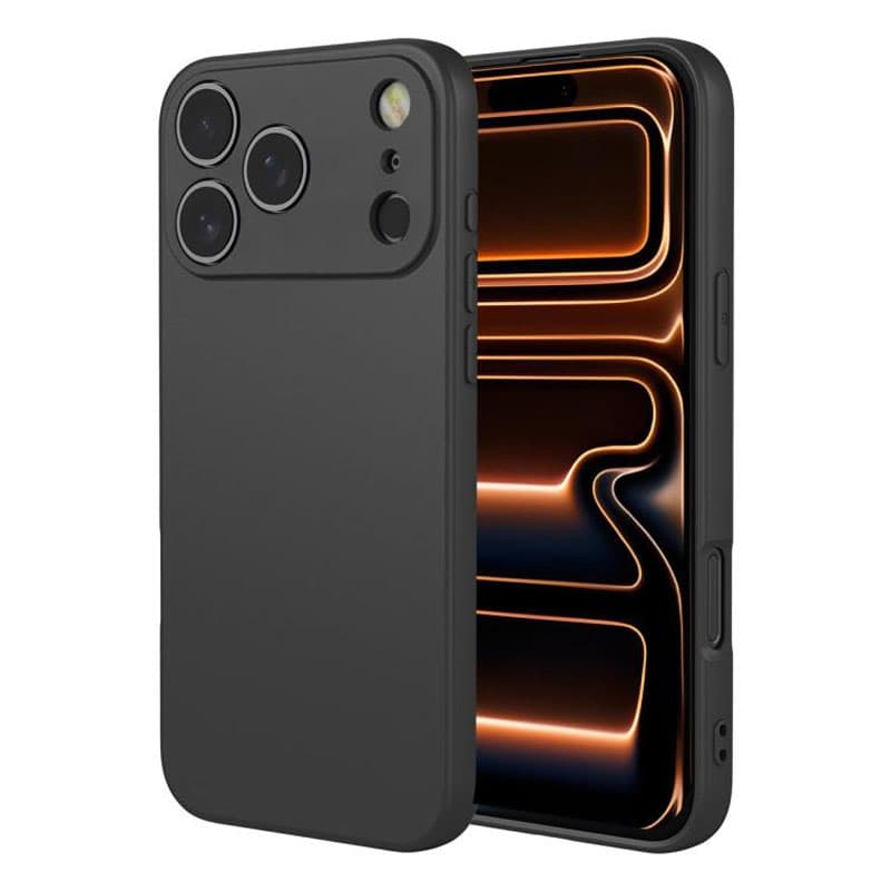 Husa Soft » iPhone 17 Pro, MicroFiber, TPU, Black 1