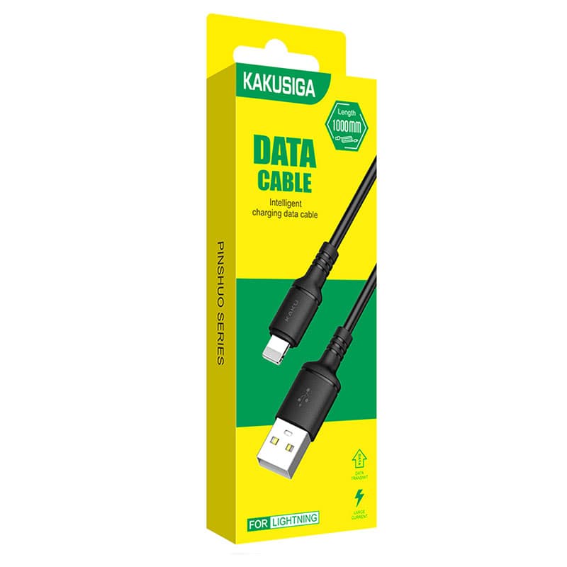 Kaku (KSC-419) - Cablu Date si Incarcare, USB-A la Lightning, 18W, 2.4A, 1m, Black 1