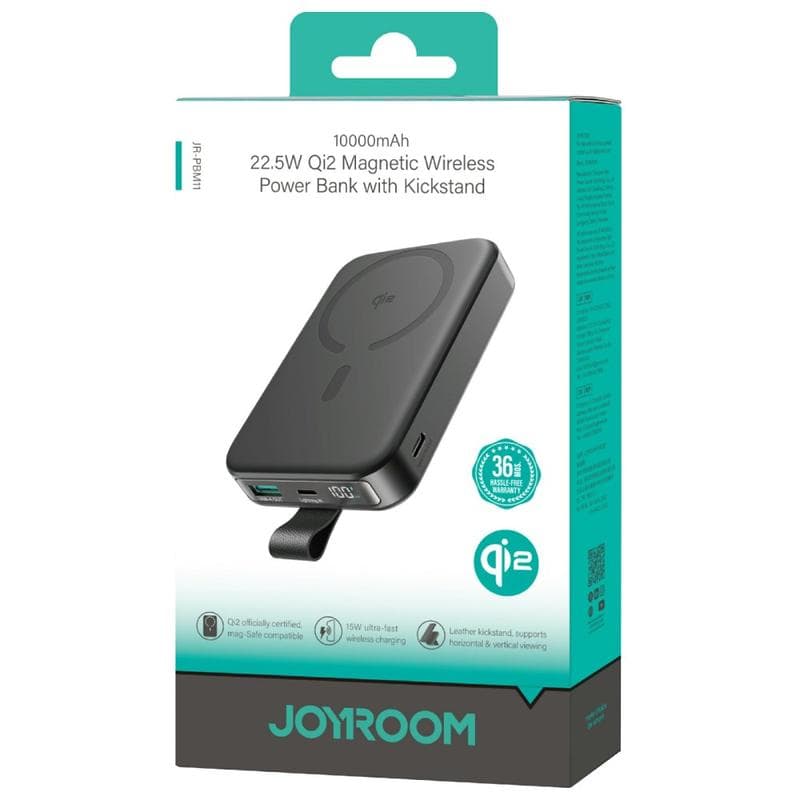 Joyroom (PBM11) - Baterie Externa, 22.5W, 1xUSB-C, 1xUSB, PD, QC3.0, Fast, Power LED, Black 1