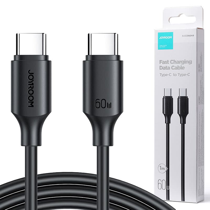Joyroom (S-CC060A9) - Cablu Date si Incarcare, USB-C, PD60W, QC3.0, 1m, Black 1