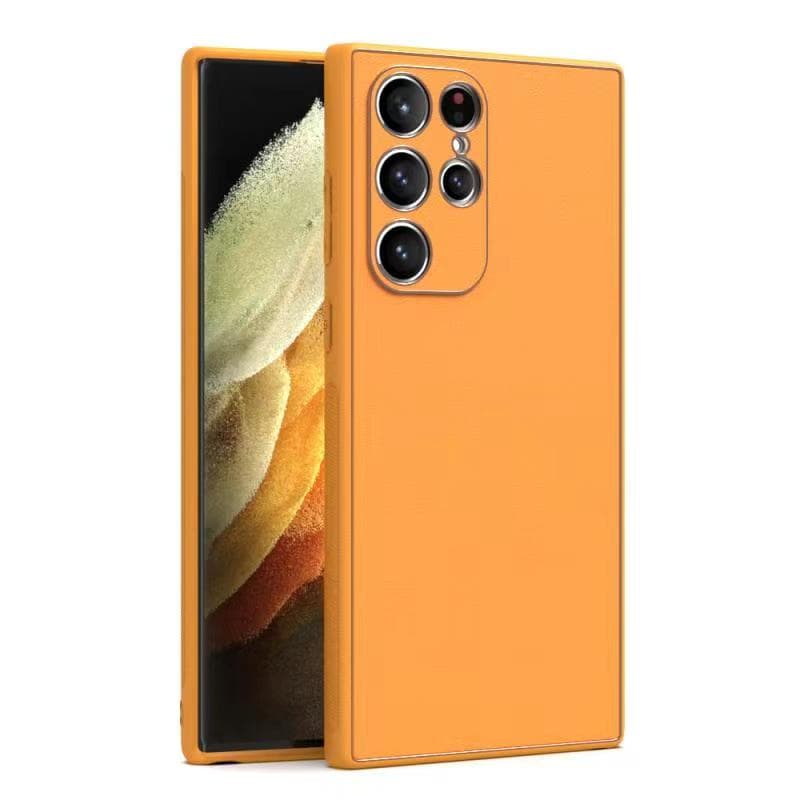 Husa Yolo » Xiaomi Redmi Note 12 4G, Eco-Leather, TPU Edge, Orange