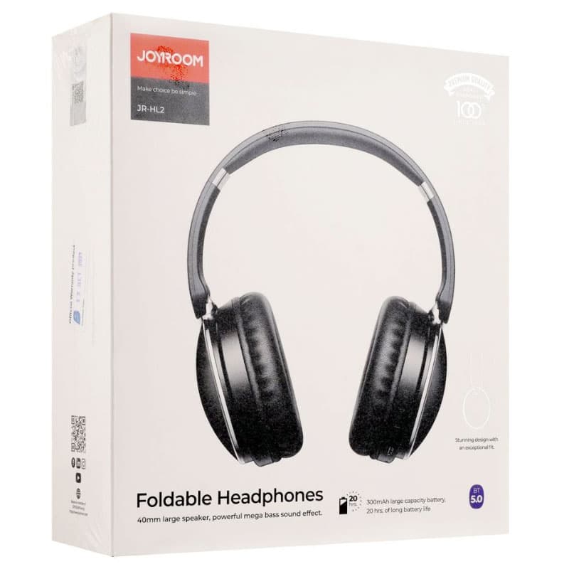 Joyroom (JR-HL2) - Casti Wireless, Over Ear, BT 5.0, StandBy, Black 1