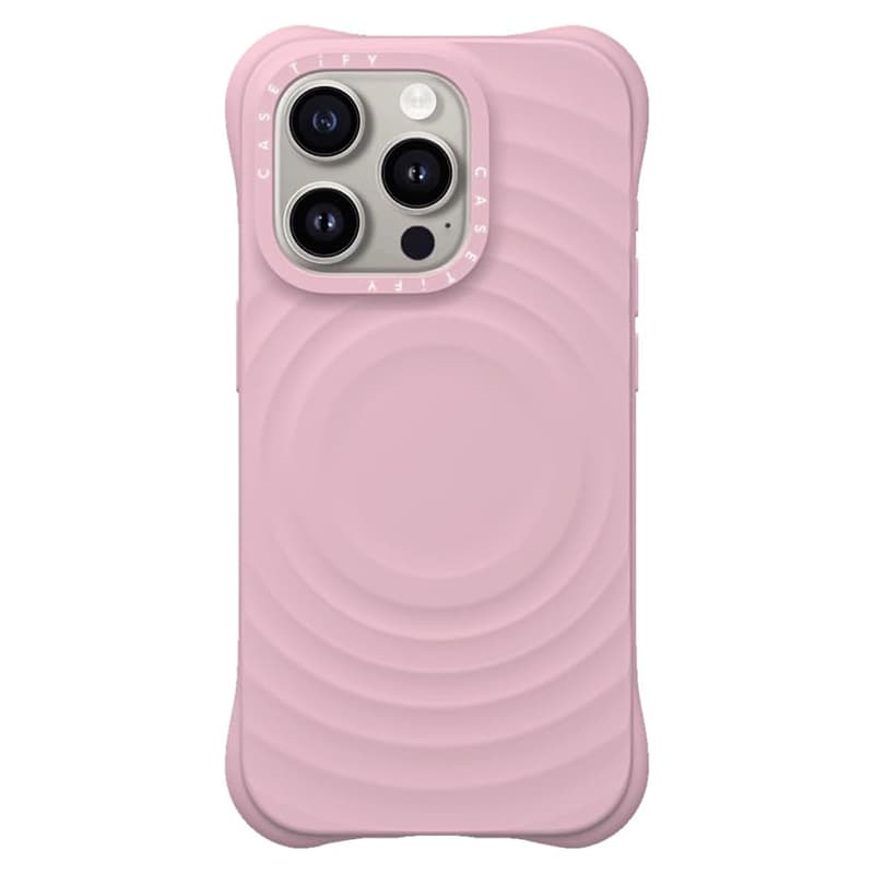 Husa Ripple » iPhone 16, Soft Skin, MagSafe, Rose Pink 1