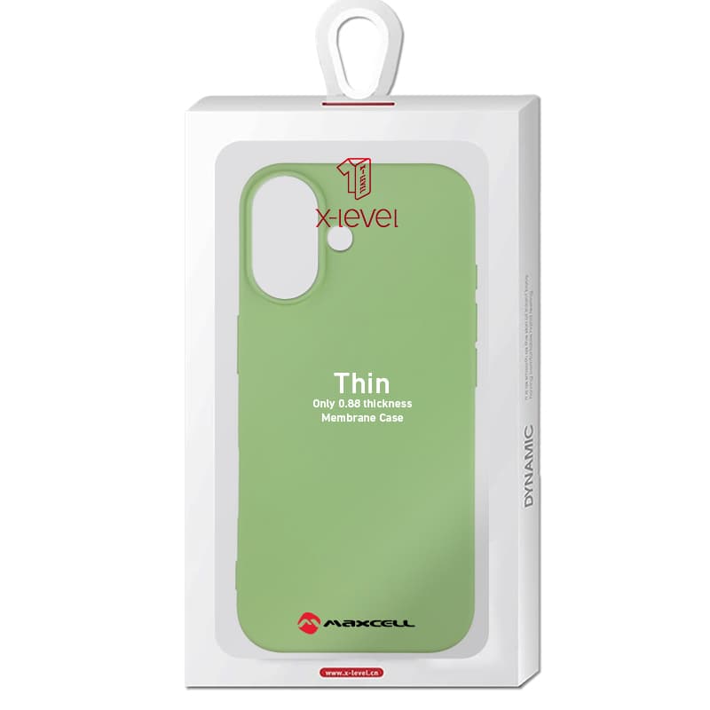 Husa X-Level Thin » iPhone 17, Thin Series, SoftTouch, Green 1