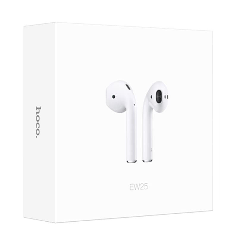 Hoco (EW25) - Casti Wireless, Ear Buds, BT 5.3, 200h StandBy, 350mAh, True, White 1