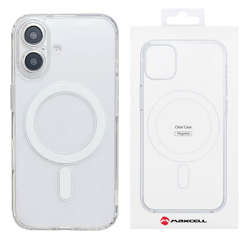 Husa SnapOn » iPhone 17, cu MagSafe, Acryl, PVC Plus TPU, OEM, Clear 1