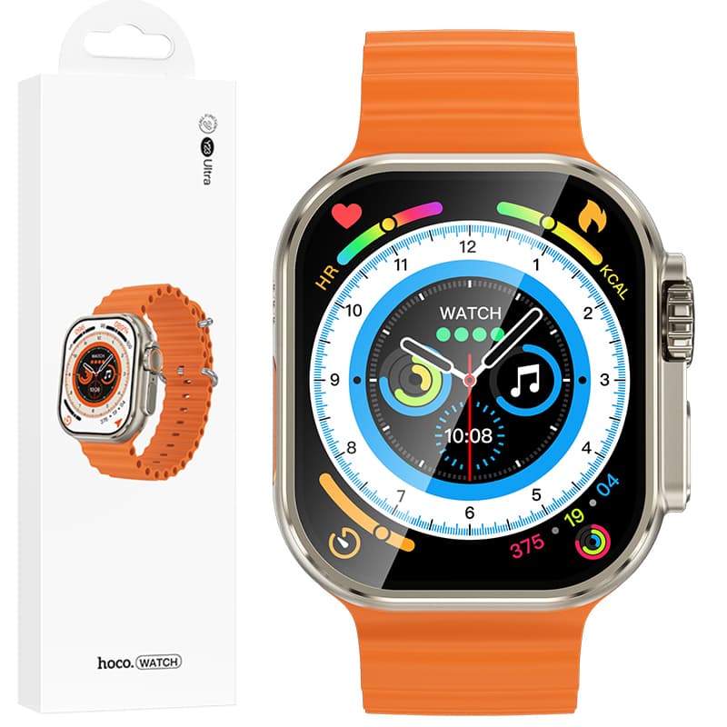 Hoco (Y23 Ultra) - Ceas SmartWatch, Sport, BT 5.3, functie de apel, 300mAh, Multilanguage, Gold 1