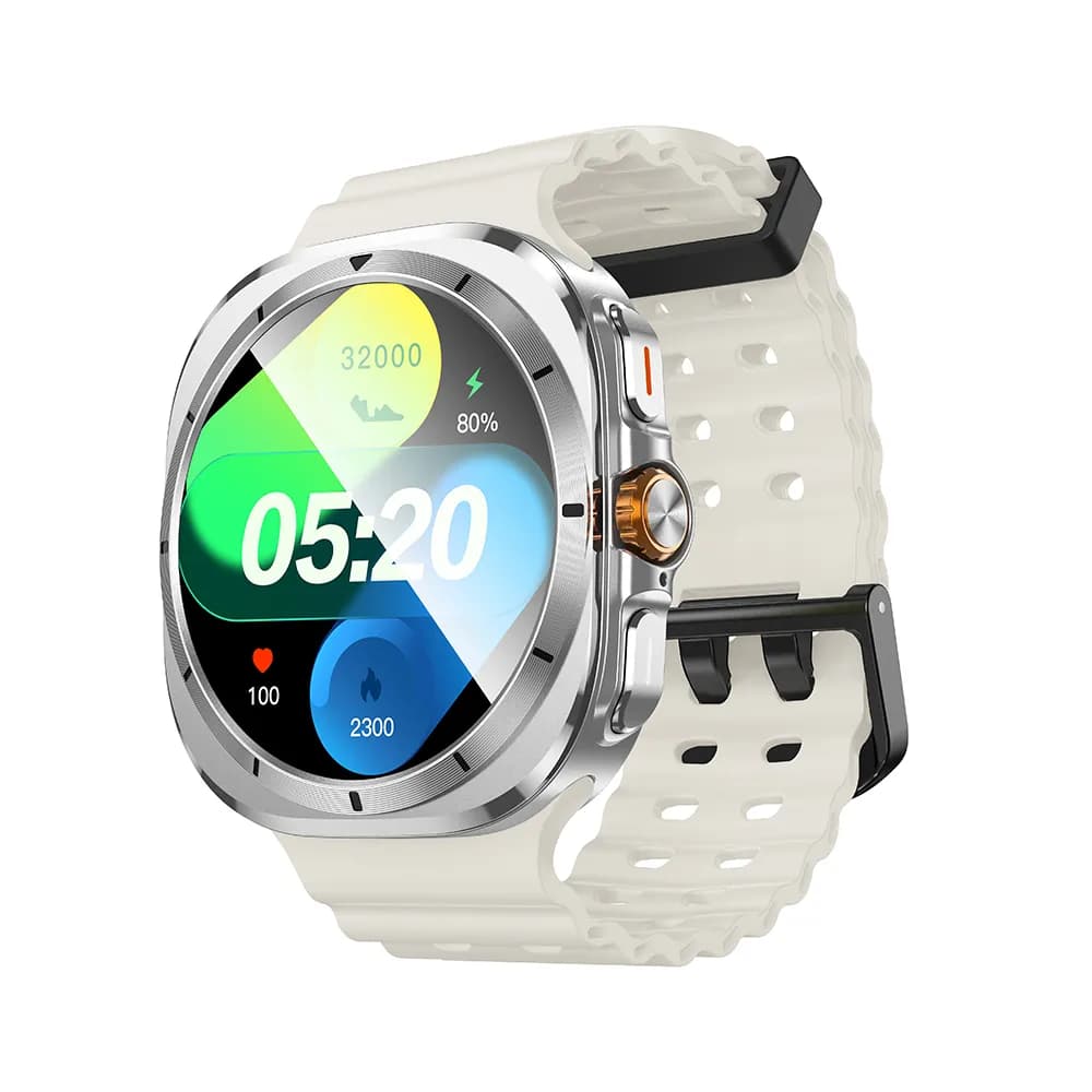 Hoco (Y29) - Ceas SmartWatch, Sport, BT 5.3, functie de apel, 220mAh, Multilanguage, Silver 1