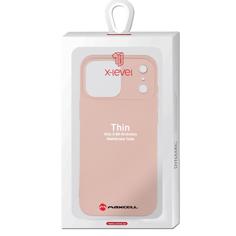 Husa X-Level Thin » iPhone 17 Pro, Thin Series, SoftTouch, Pink 1