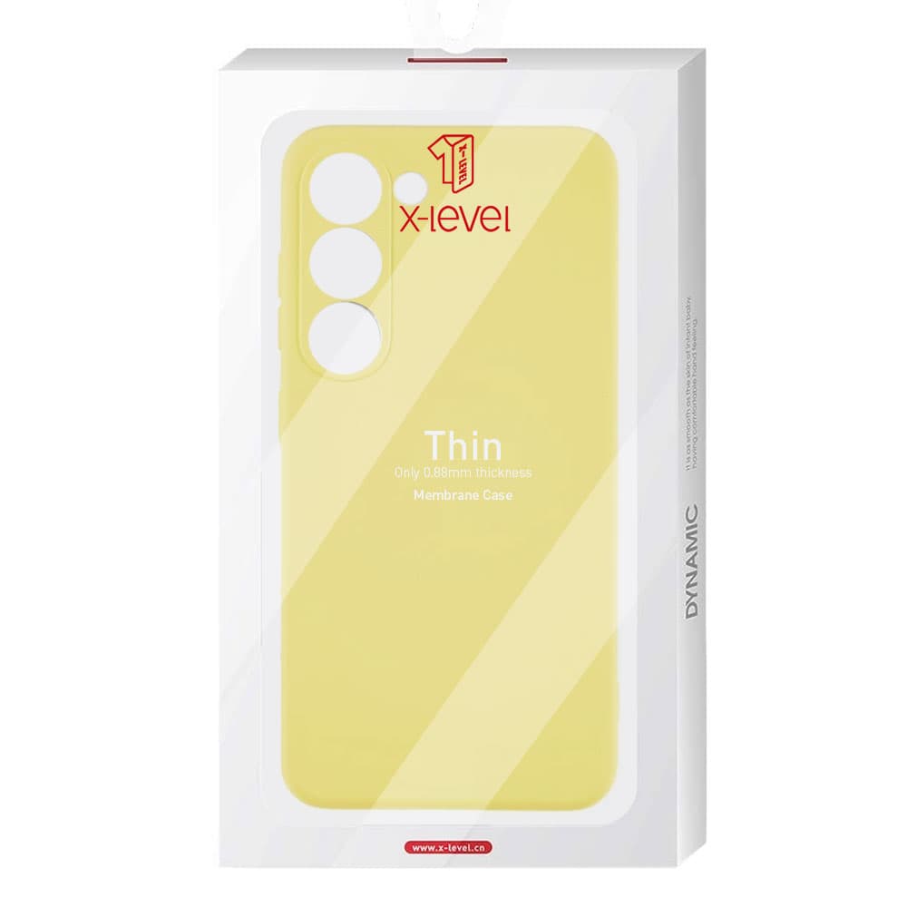 Husa X-Level Thin » Samsung A73 - MicroFiber, Yellow 1