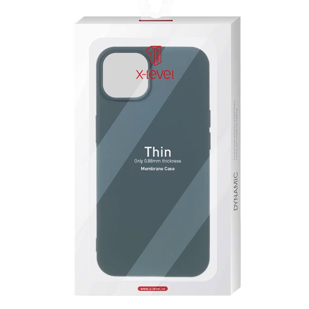 Husa X-Level Thin » iPhone 15 Plus - MicroFiber, Dark Green 1
