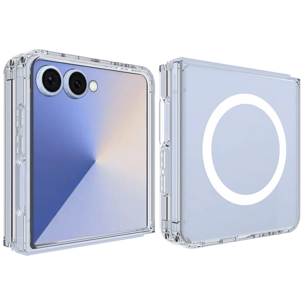 Husa SnapOn » Samsung Z Flip7 (F766), MagSafe, Acryl AntiDrop, Clear 1