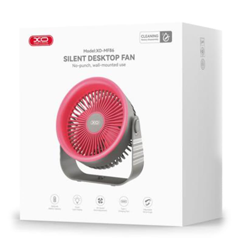 XO (MF86) - Ventilator Desktop, 3600mAh, Grey 1