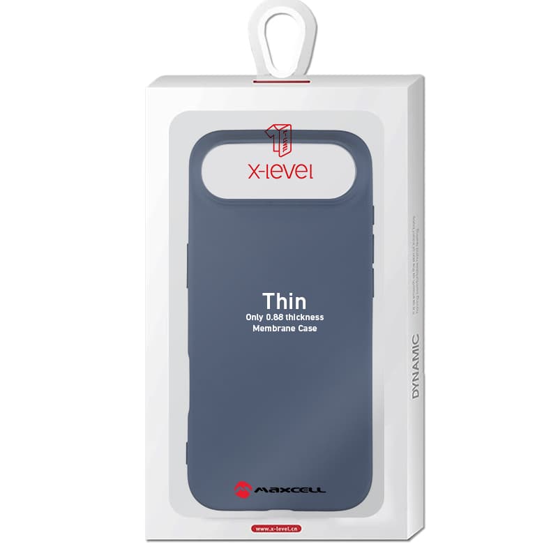 Husa X-Level Thin » iPhone 17 Air, Thin Series, SoftTouch, Navy Blue 1