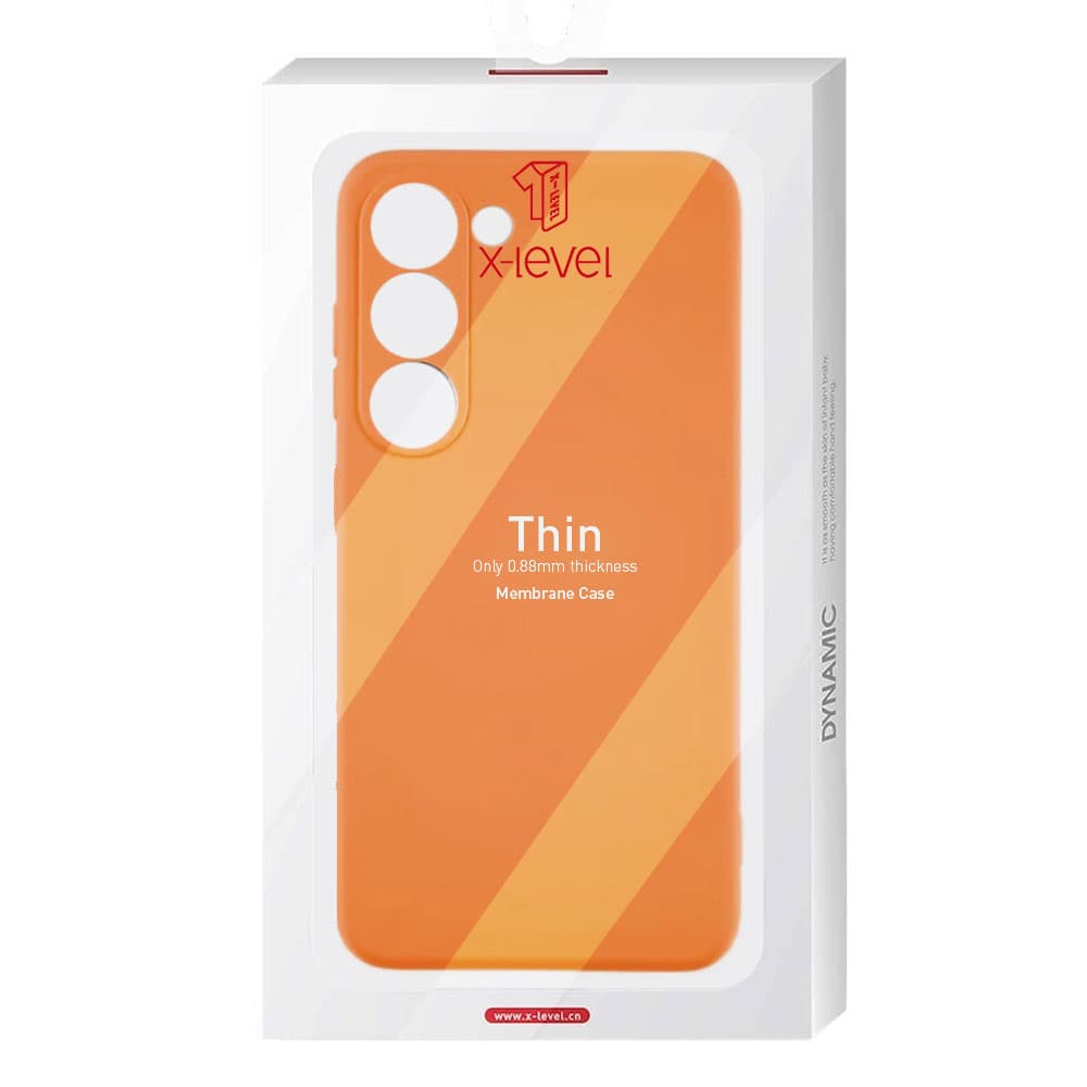 Husa X-Level Thin » Samsung A73 - MicroFiber, Orange 1