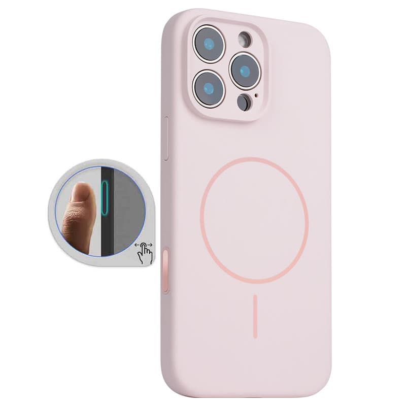 Husa MagThin » iPhone 16 Pro, SoftTouch, Camera Control, TPU, Light Pink 1