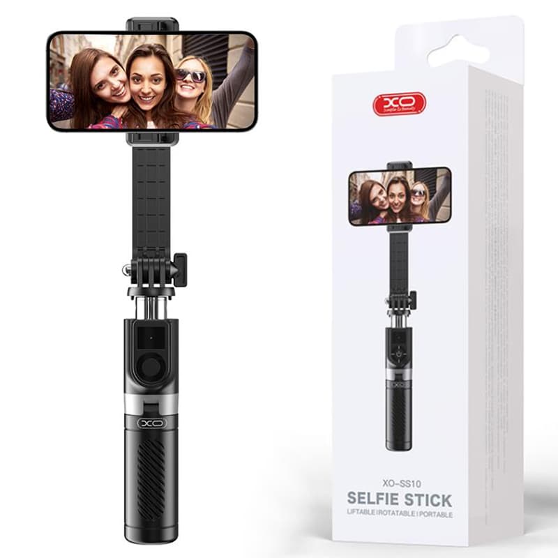 XO (SS10) - Suport Stand, tiPhone Selfie, brat telescopic, TriPhoneods, 80cm, MiniSize, Black 1