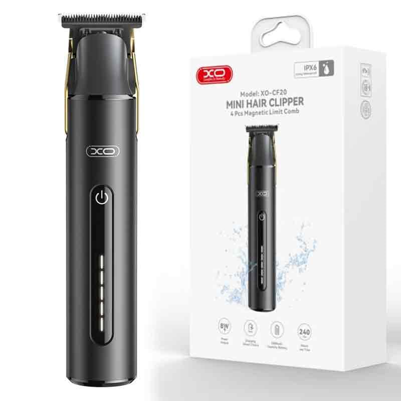 XO (CF20) - Aparat, Trimmer Barba / Par, portabil, 8W, 2000mAh, Smart Electro, Black 1