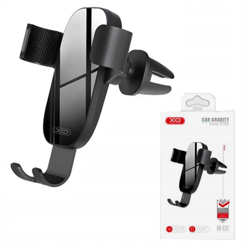 XO (C37) - Suport Auto, cu cleme laterale, montaj Ventilatie, MultiAngle, AutoGravity, Black 1