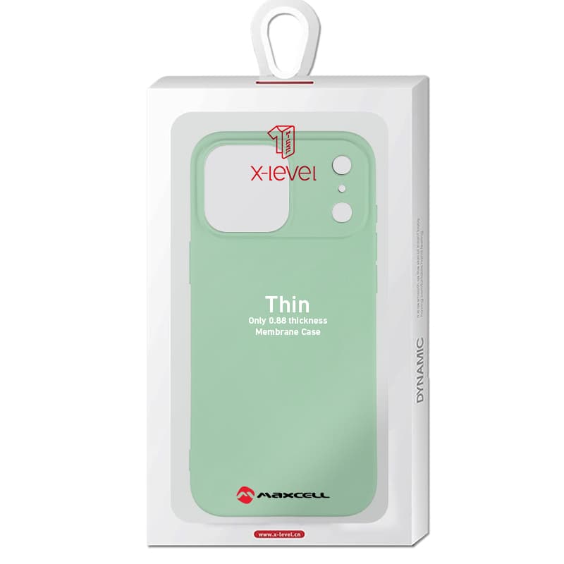Husa X-Level Thin » iPhone 17 Pro, Thin Series, SoftTouch, Mint Green 1