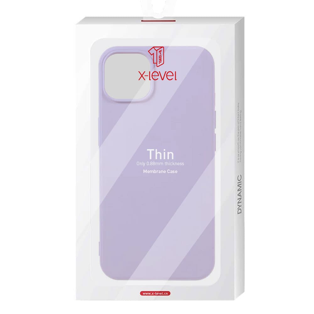 Husa X-Level Thin » iPhone 12 Pro - MicroFiber, Lilac 1