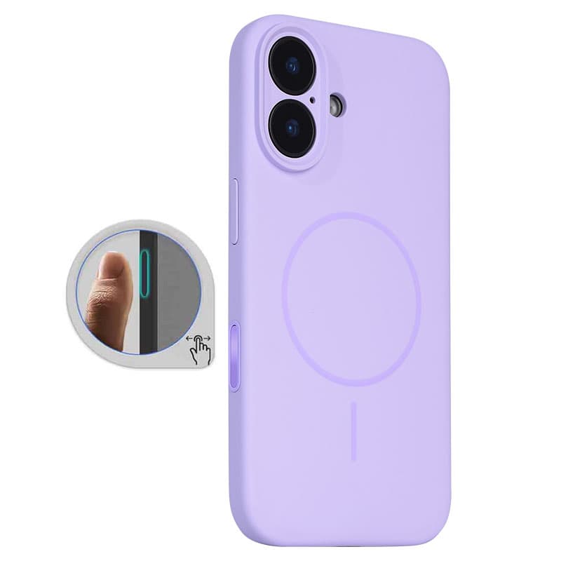 Husa MagThin » iPhone 16 Plus, SoftTouch, Camera Control, TPU, Light Purple 1