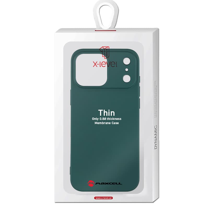 Husa X-Level Thin » iPhone 17 Pro Max, Thin Series, SoftTouch, Deep Green 1