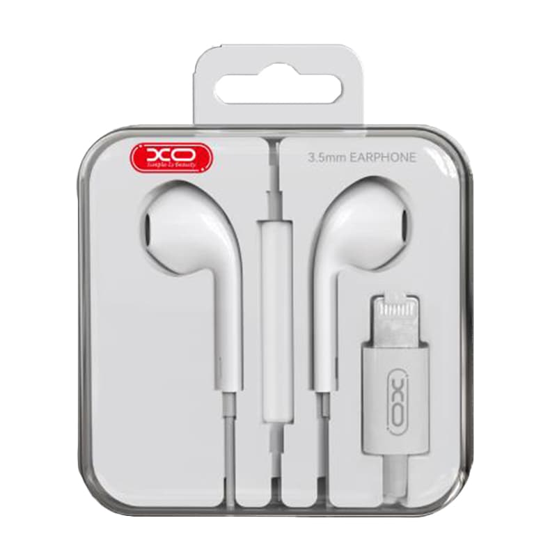 XO (EP79) - Casti cu Fir, In Ear, Lightning, 1.2m cablu, PopUp, White 1