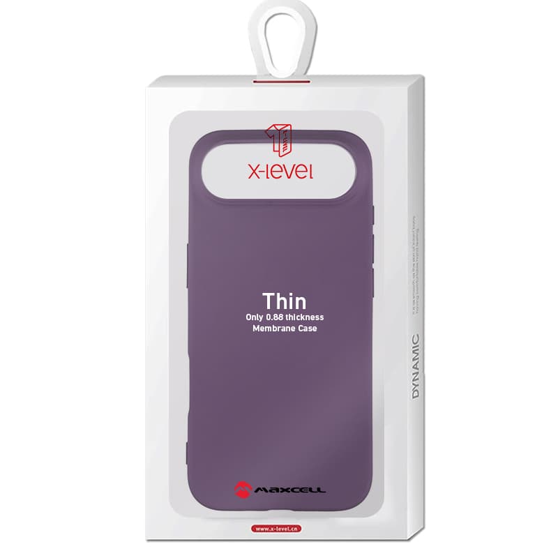 Husa X-Level Thin » iPhone 17 Air, Thin Series, SoftTouch, Purple 1