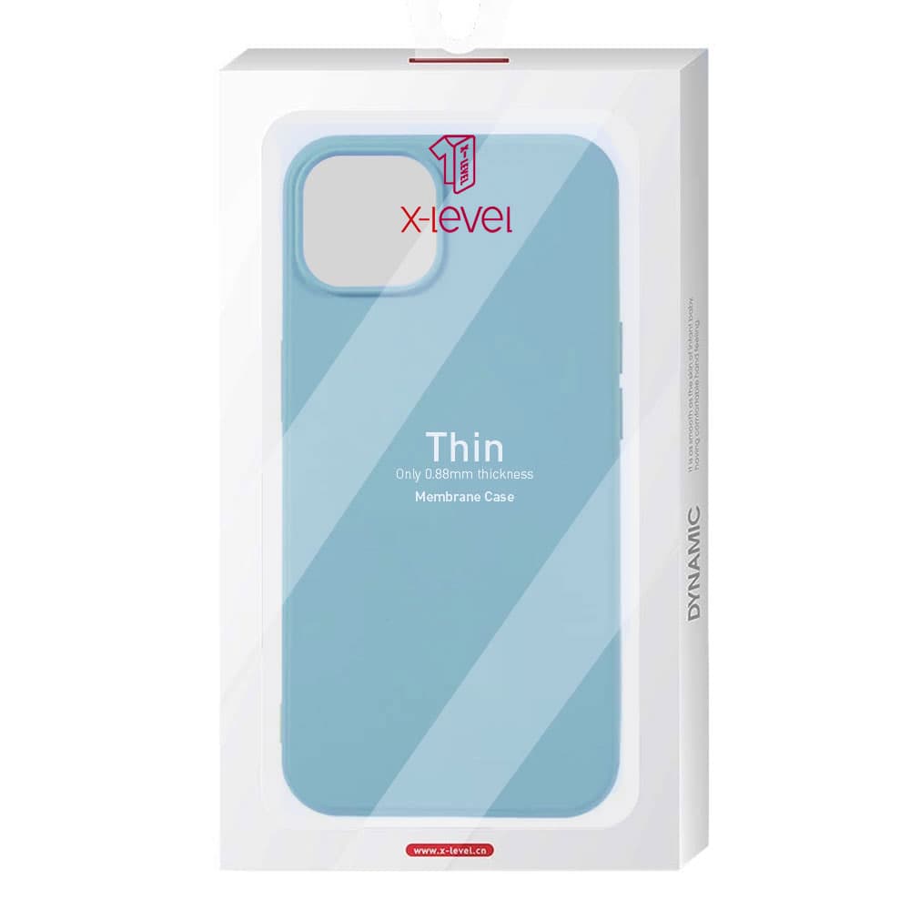 Husa X-Level Thin » iPhone 14 Pro Max - MicroFiber, Turquoise 1