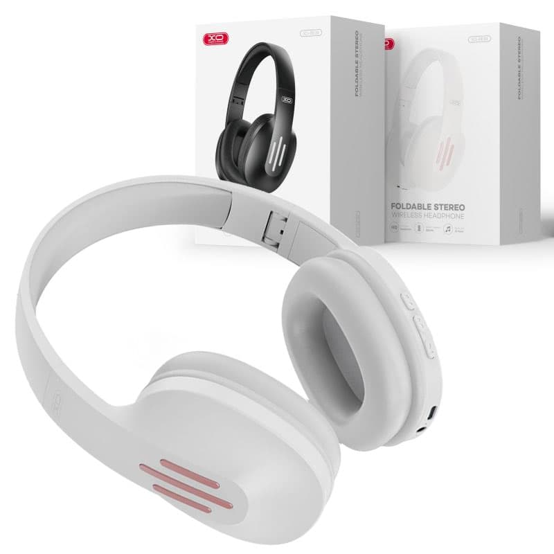XO (BE39) - Casti Wireless, Over Ear, BT 5.0, 180h StandBy, Gaming, Foldable, White 1