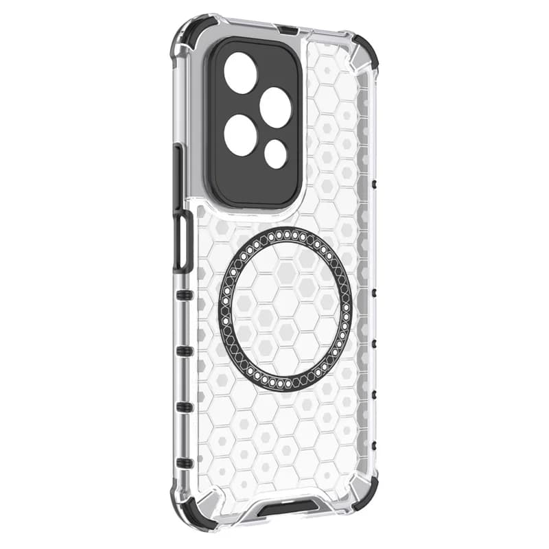 Husa HoneyComb » Honor 200 Lite, Magnet MagCase, AntiDrOppo Corners, White
