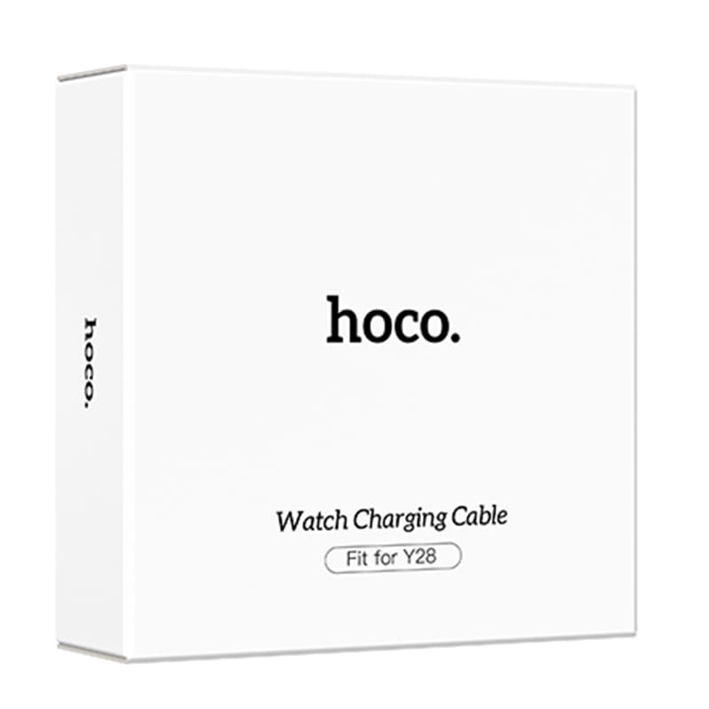 Hoco (Y28) - Cablu Incarcare Wireless, Smartwatch Y28, USB-A, 5W, Qi, 1m, Black 1