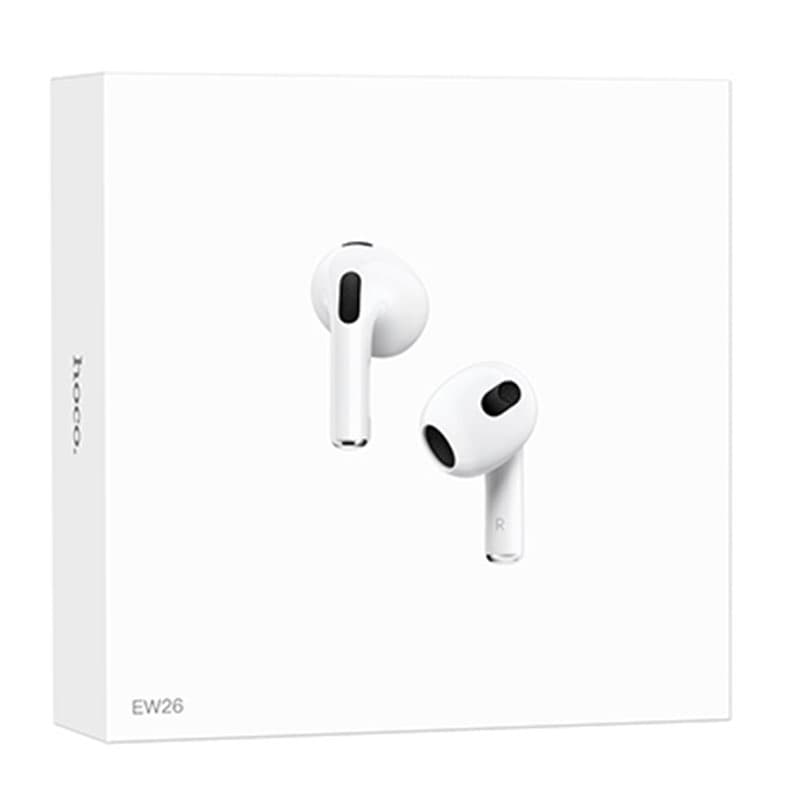 Hoco (EW26) - Casti Wireless, Ear Buds, BT 5.3, 150h StandBy, 300mAh, True, White 1