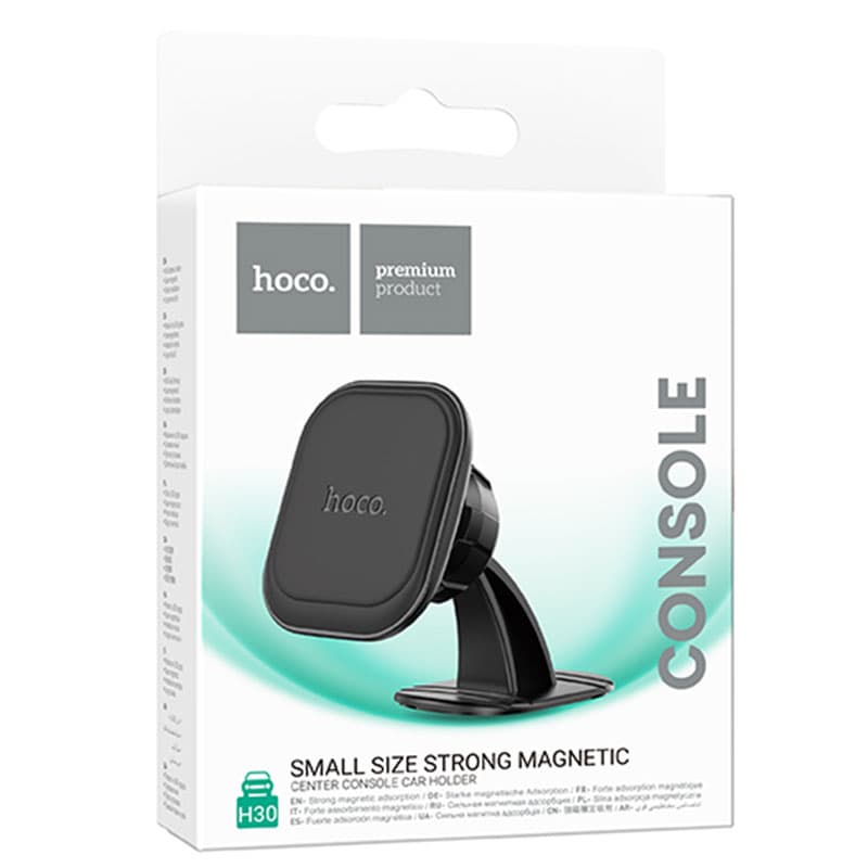 Hoco (H30) - Suport Auto, Magnetic, montaj Bord, MultiAngle, MiniSize, Black 1