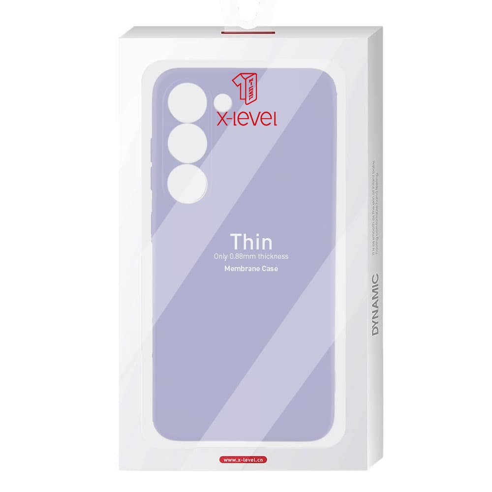 Husa X-Level Thin » Samsung S26, Microfiber, TPU, Lilac 1