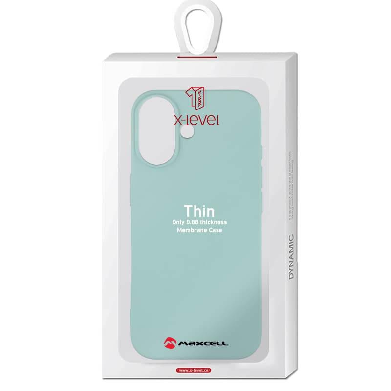 Husa X-Level Thin » iPhone 17, Thin Series, SoftTouch, Turquoise 1